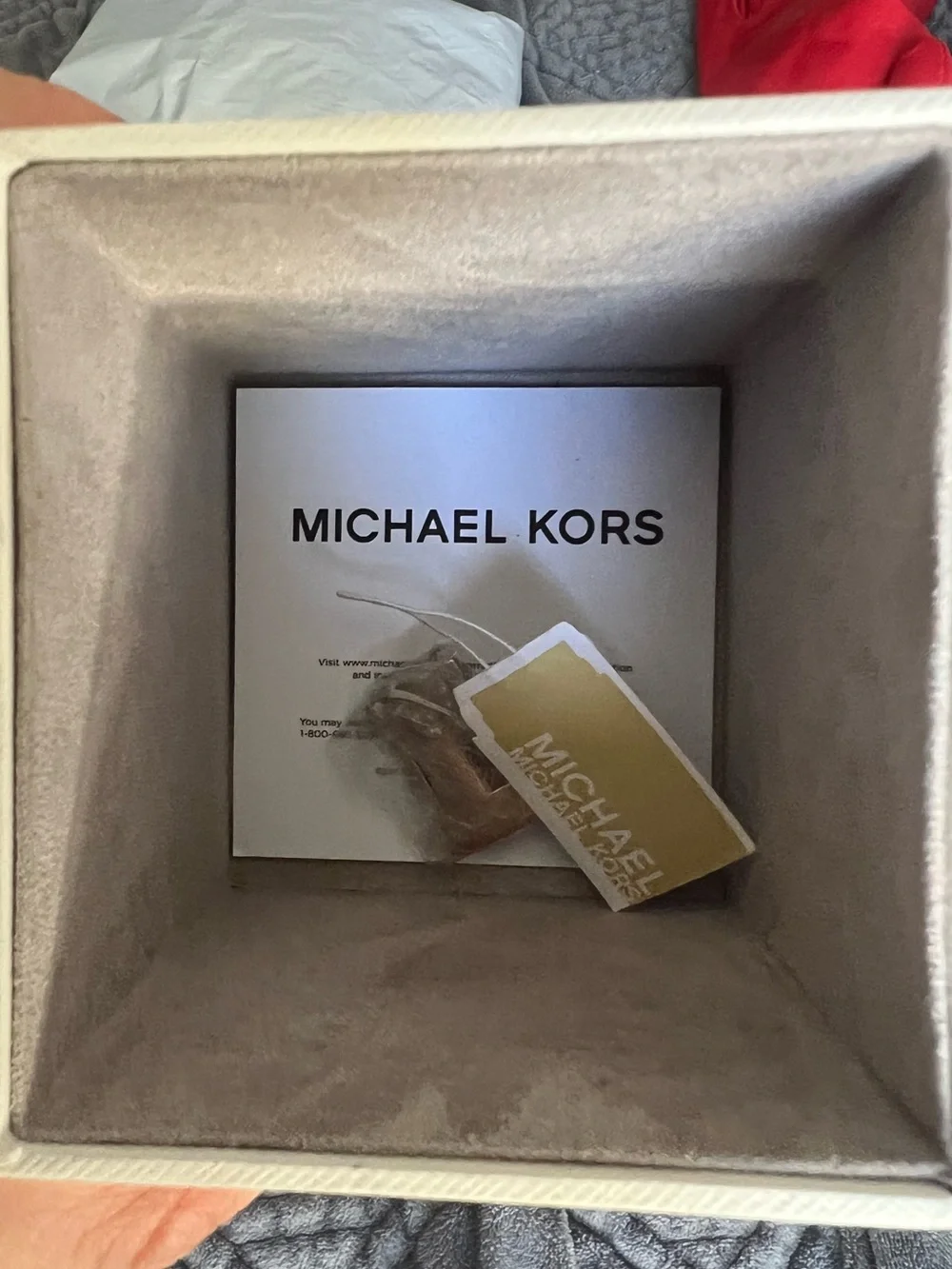 Michael Kors Rose Gold-Tone Crystal Bezel Chain-Link Watch